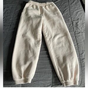 Aritzia MEGA FIT Sweatfleece Cozy pale pink Joggers women’s XS